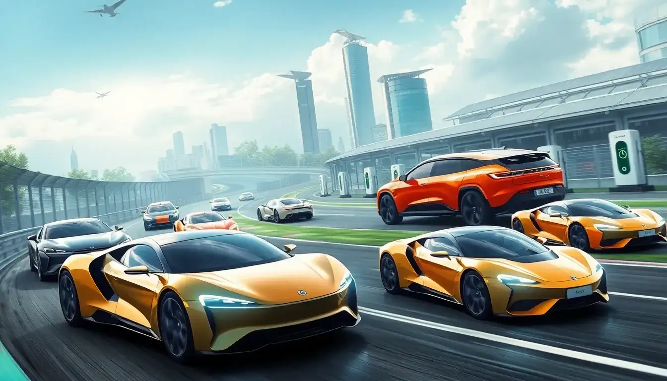 Which upcoming EVs are expected to have the best combination of range and performance