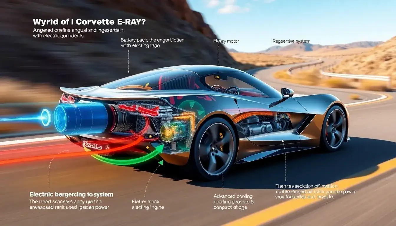 How does the Corvette E-Ray