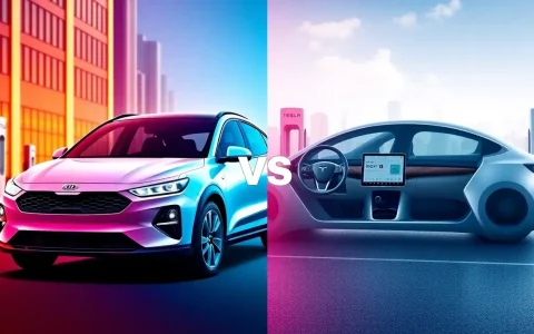 What are the key differences between the Kia EV4 and the Tesla Model 3