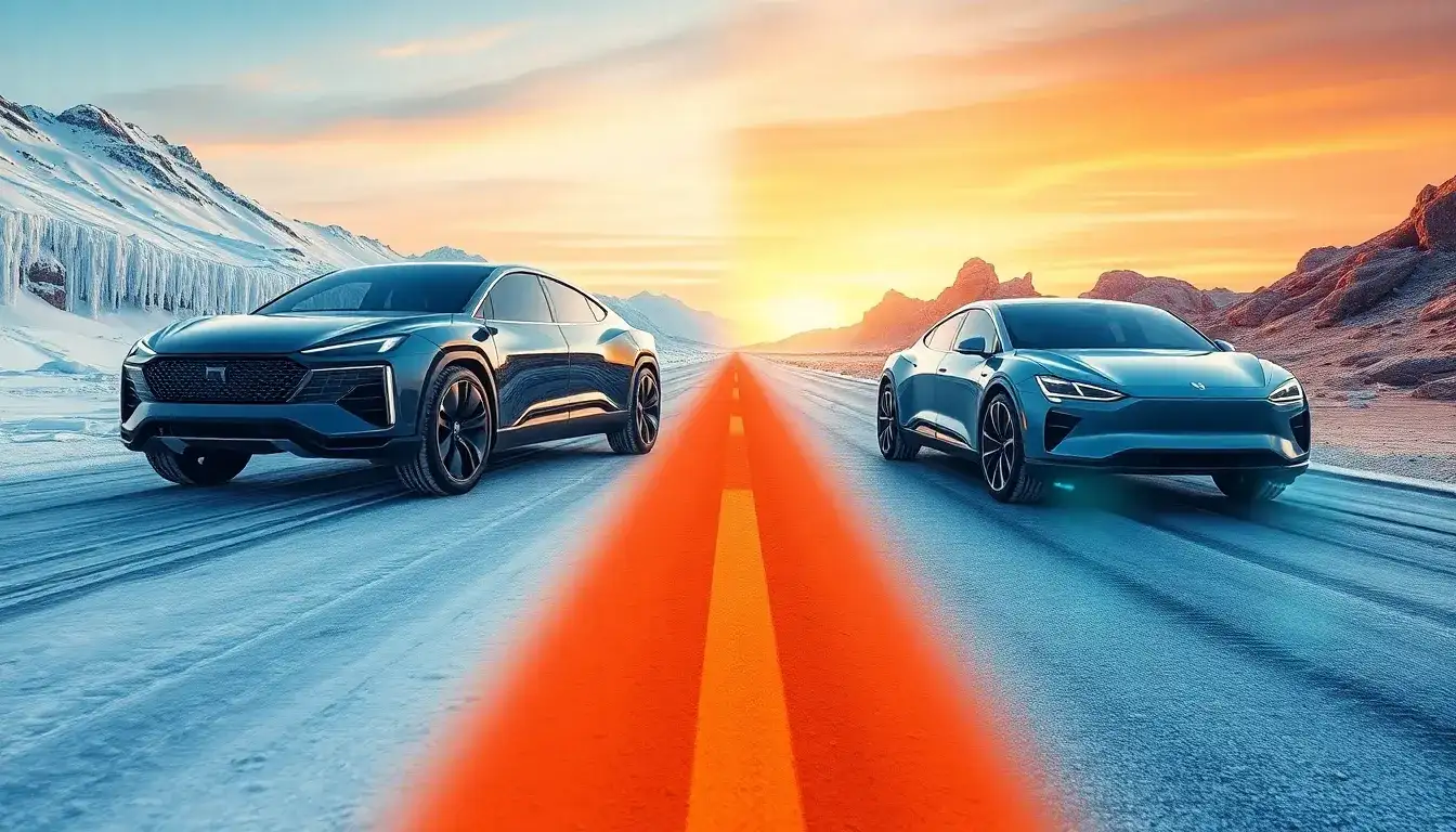 Are there any EV models that are more resistant to range loss in extreme temperatures