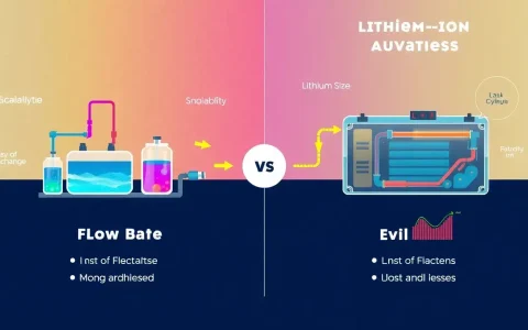 What are the main advantages of using flow batteries over lithium-ion batteries