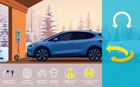 What measures can EV owners take to minimize the range impact of cold weather
