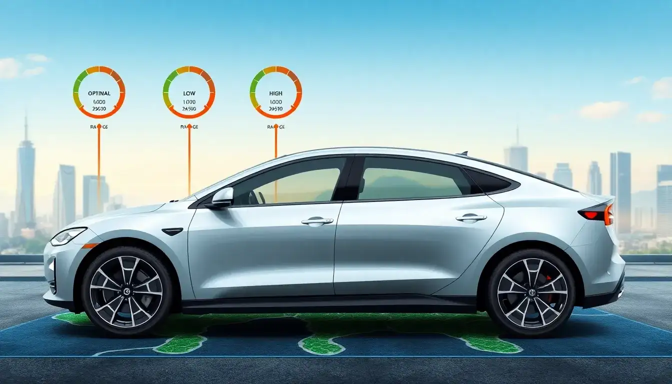 How does tire pressure affect EV range