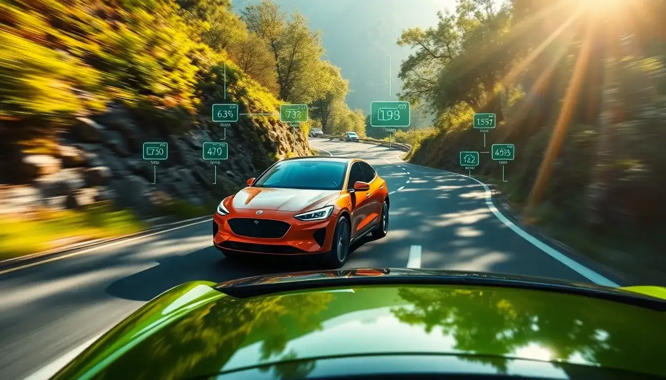 How does driving style influence EV battery efficiency