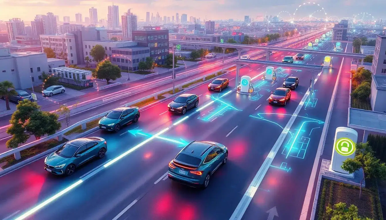 How does the availability of charging stations influence EV route planning