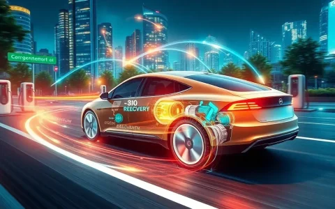 What role does regenerative braking play in extending EV range