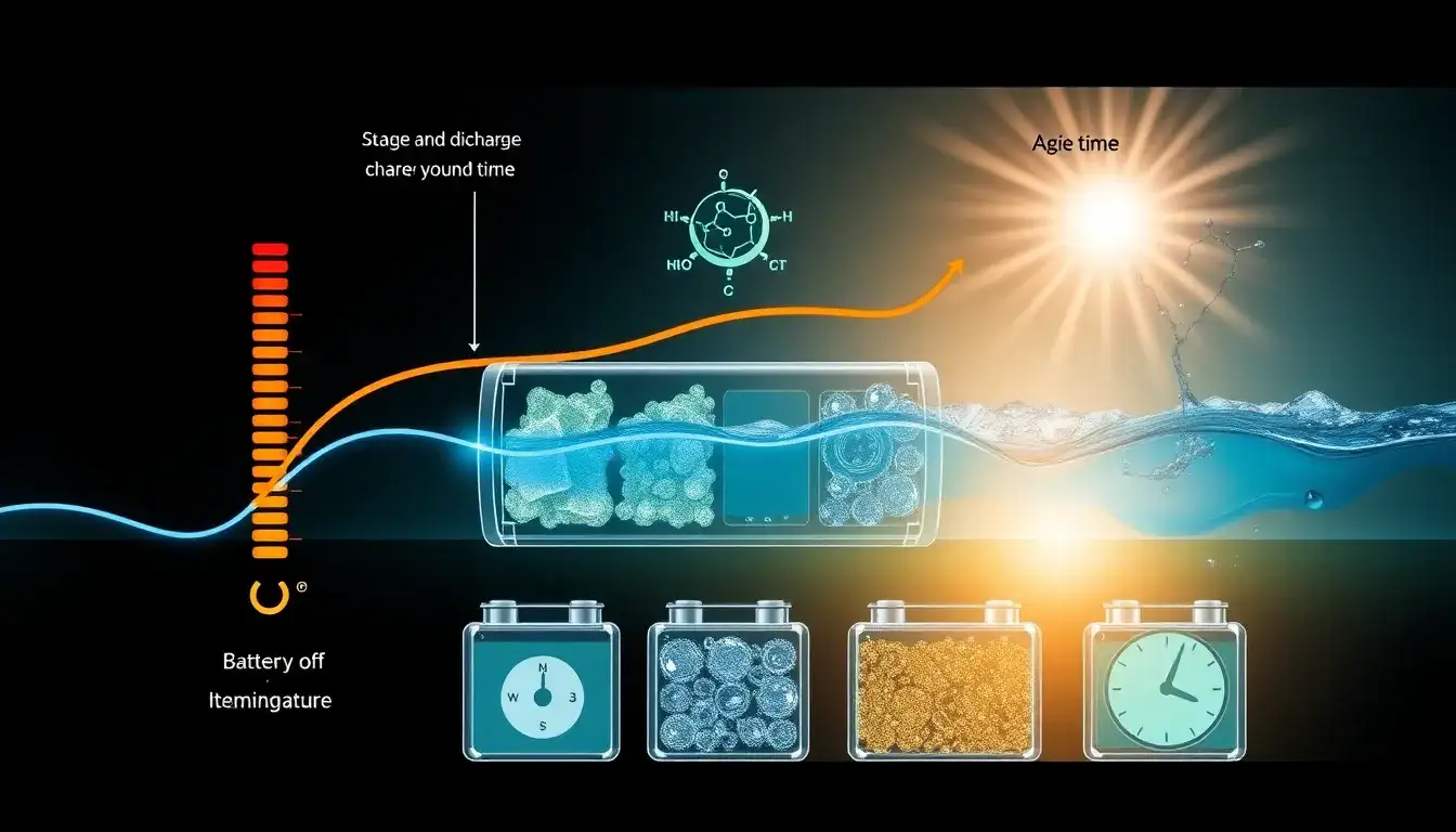 What are the main factors that contribute to EV battery aging