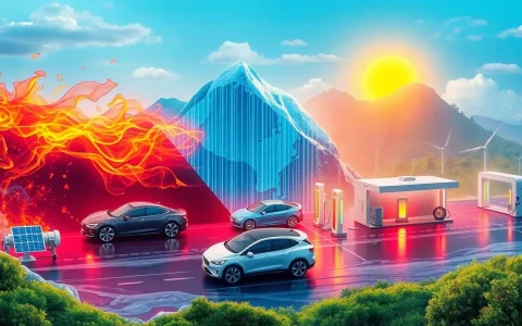 How does climate impact the lifespan of an EV battery