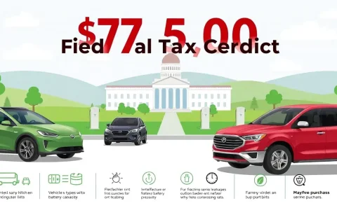 What are the eligibility criteria for the $7,500 federal tax credit for electric vehicles