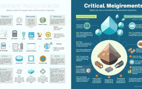 How does the battery component requirement differ from the critical minerals requirement