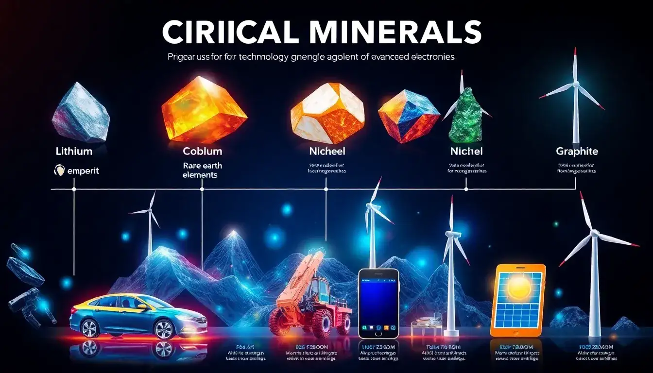 What are the specific critical minerals required for the tax credit