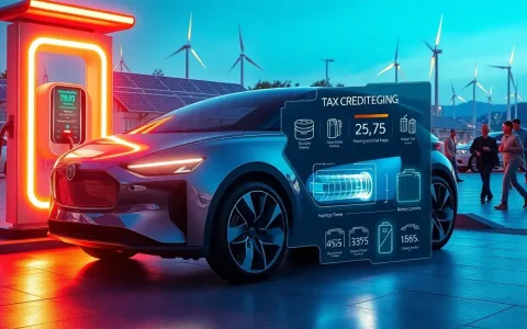 What are the specific battery requirements for a vehicle to qualify for the tax credit