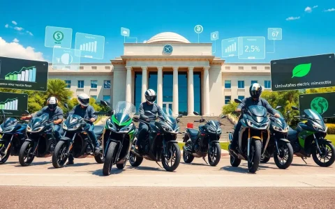 Are there any states that offer rebates for electric motorcycles