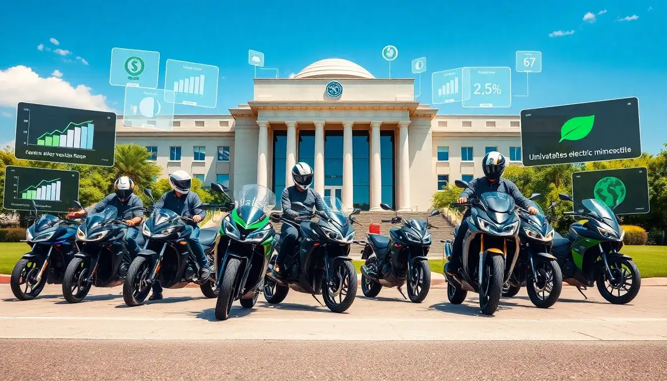 Are there any states that offer rebates for electric motorcycles