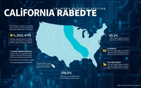 How do the rebates in California compare to those in other states