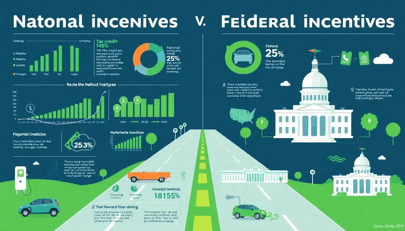 How do state incentives compare to federal incentives for EVs