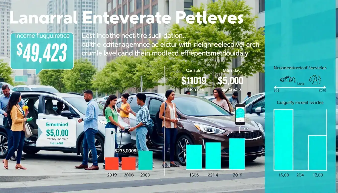 What are the income requirements for federal EV tax credits