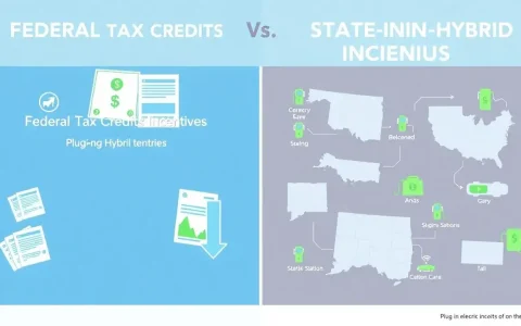 How do federal tax credits compare to state-specific incentives for plug-in hybrids
