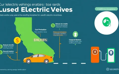 Are there any state-specific incentives for used electric vehicles in California