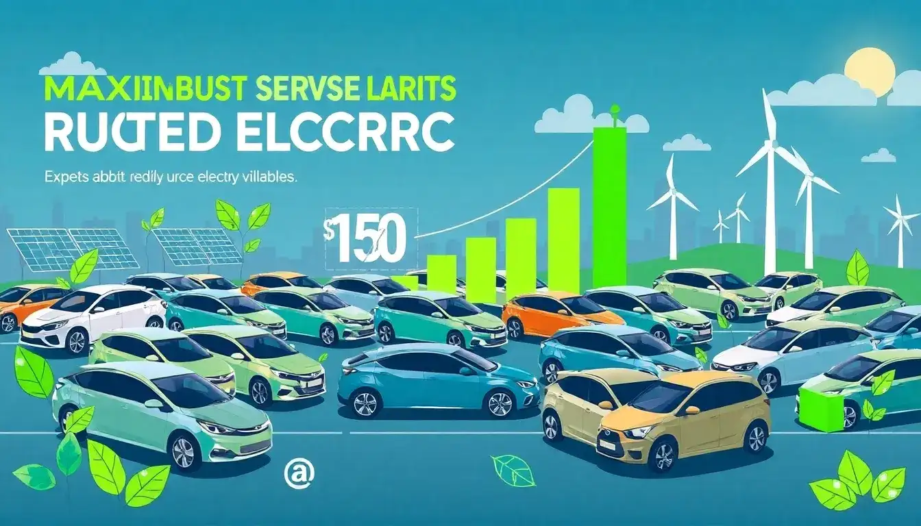 What is the maximum rebate available for used electric vehicles