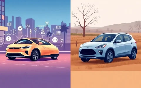 How do the federal tax credits for new and used EVs differ