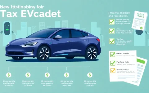 What are the eligibility requirements for the tax credit on new EVs