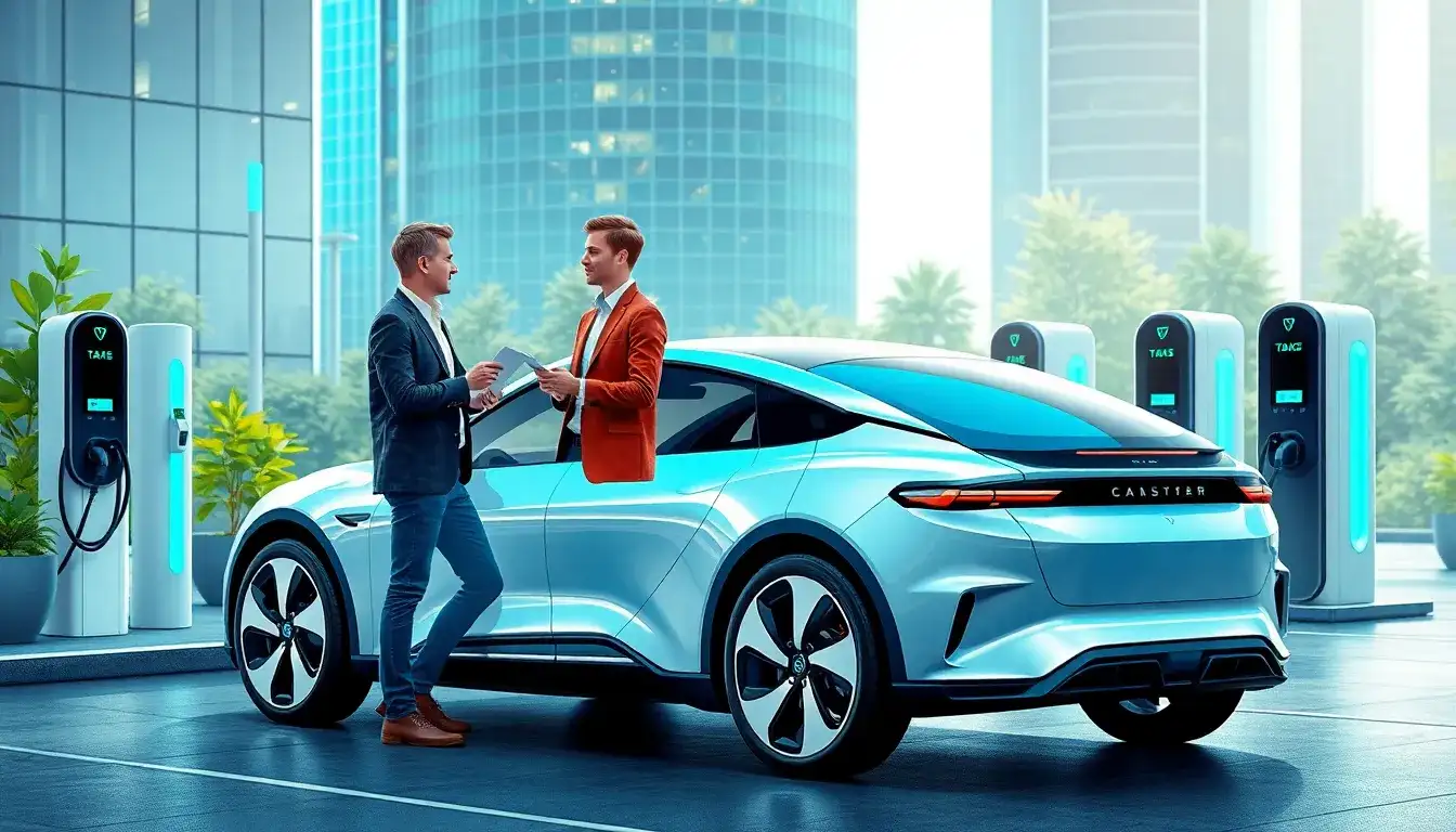 What are the potential tax benefits of leasing an electric vehicle