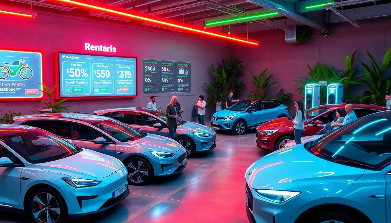 Are there any specific EV models that offer better lease deals