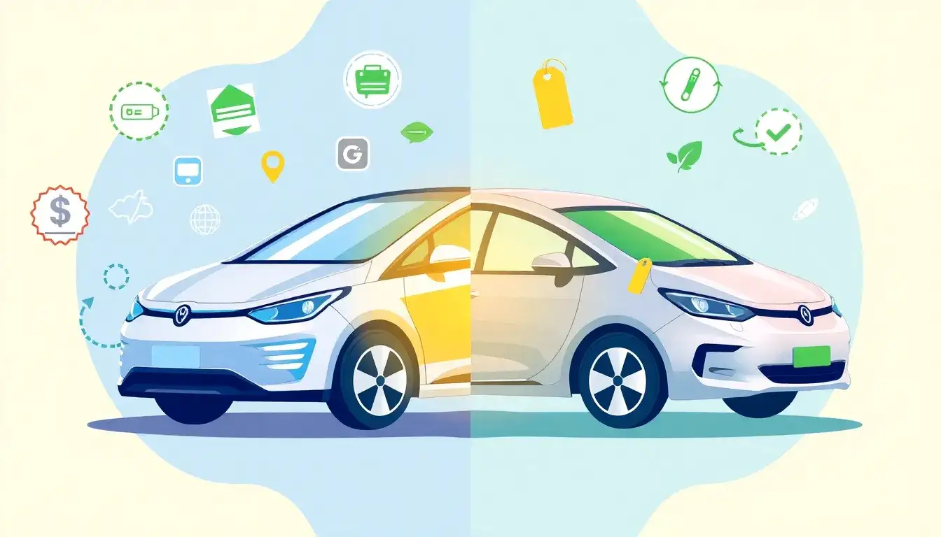 How do the incentives for new EVs compare to those for used EVs