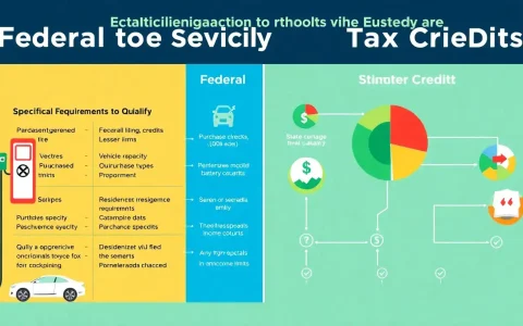 What are the specific requirements to qualify for both federal and state EV tax credits