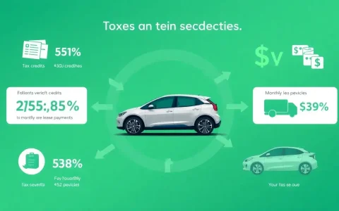 How do tax credits impact the overall cost of leasing an EV