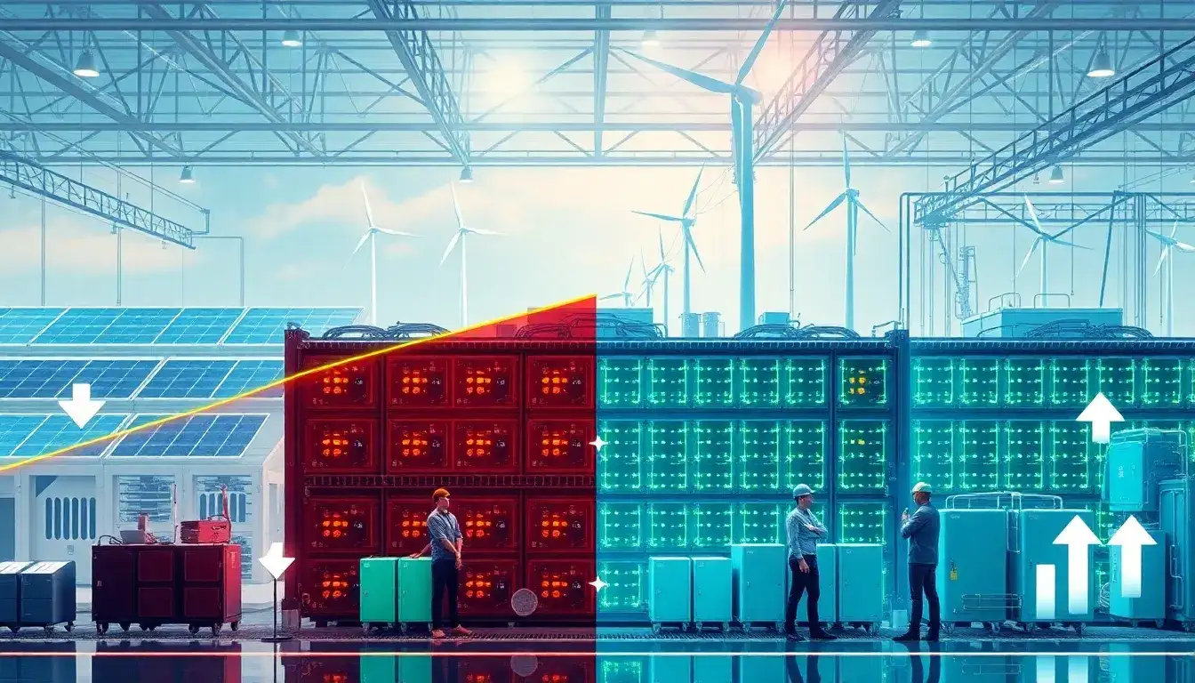 What role does economies of scale play in reducing the costs of energy storage technologies