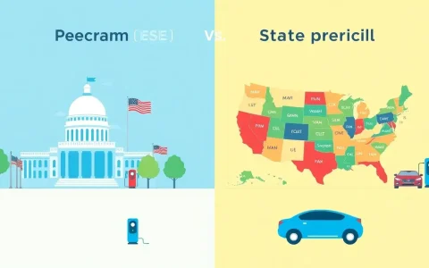 How do federal EV tax credits compare to state-specific ones