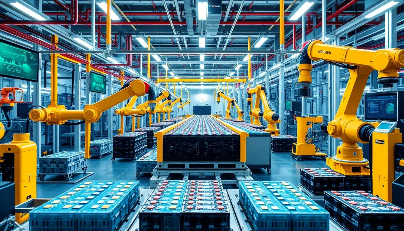 What role do modular assembly solutions play in battery production