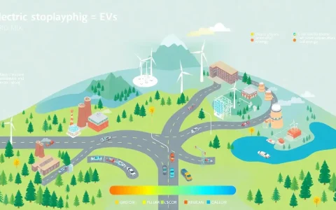 How does the grid mix affect the environmental impact of electric vehicles in different regions
