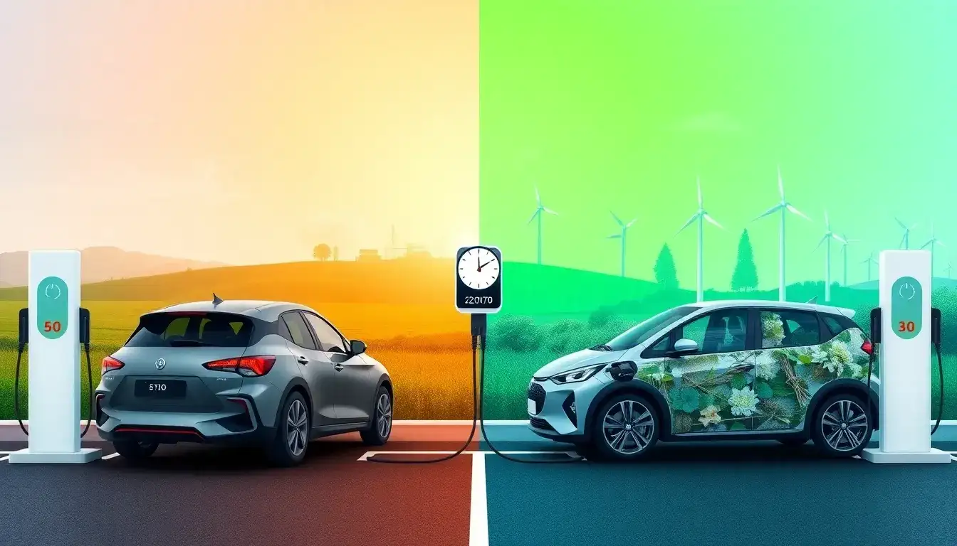 What impact does charging time have on the carbon footprint of EVs