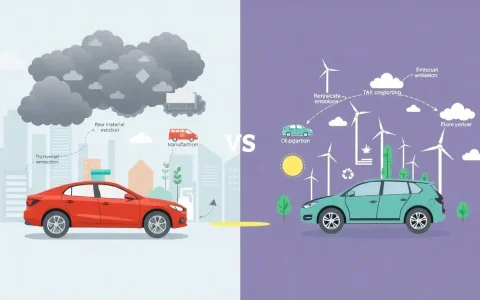 How do lifecycle emissions of EVs differ from those of gasoline cars