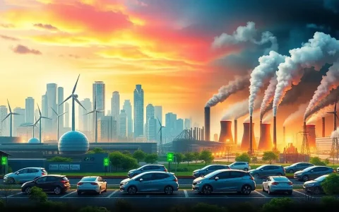 What role does the grid's energy mix play in the environmental impact of EV charging