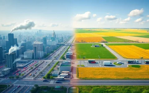 What are the main differences in emissions benefits between urban and rural regions for electric vehicles