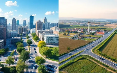 How do EV emissions benefits differ between urban and rural areas in terms of air quality improvement