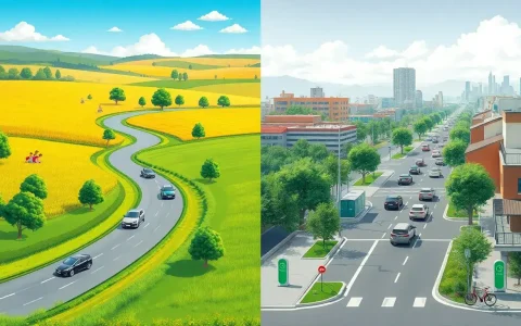 What are the health benefits of EVs in rural areas compared to urban areas