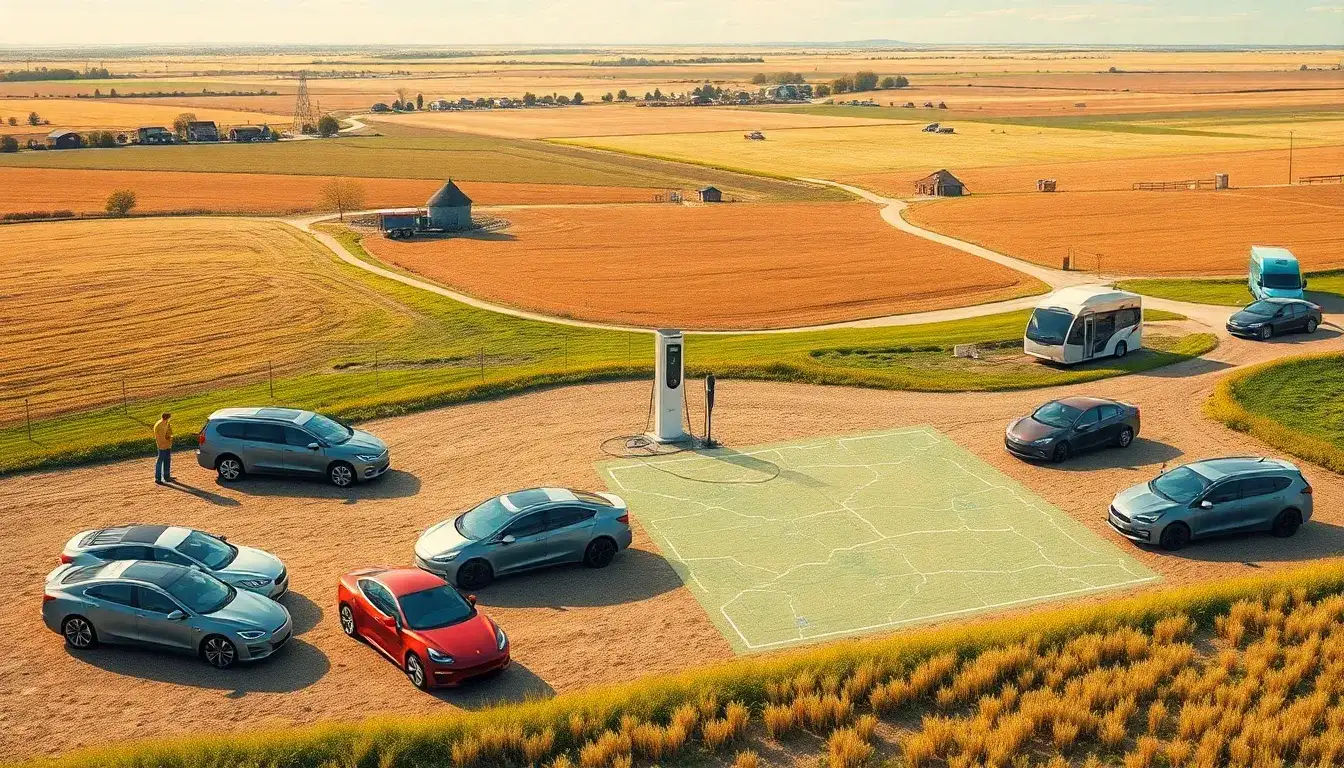 How does the lack of charging infrastructure impact EV adoption in rural regions