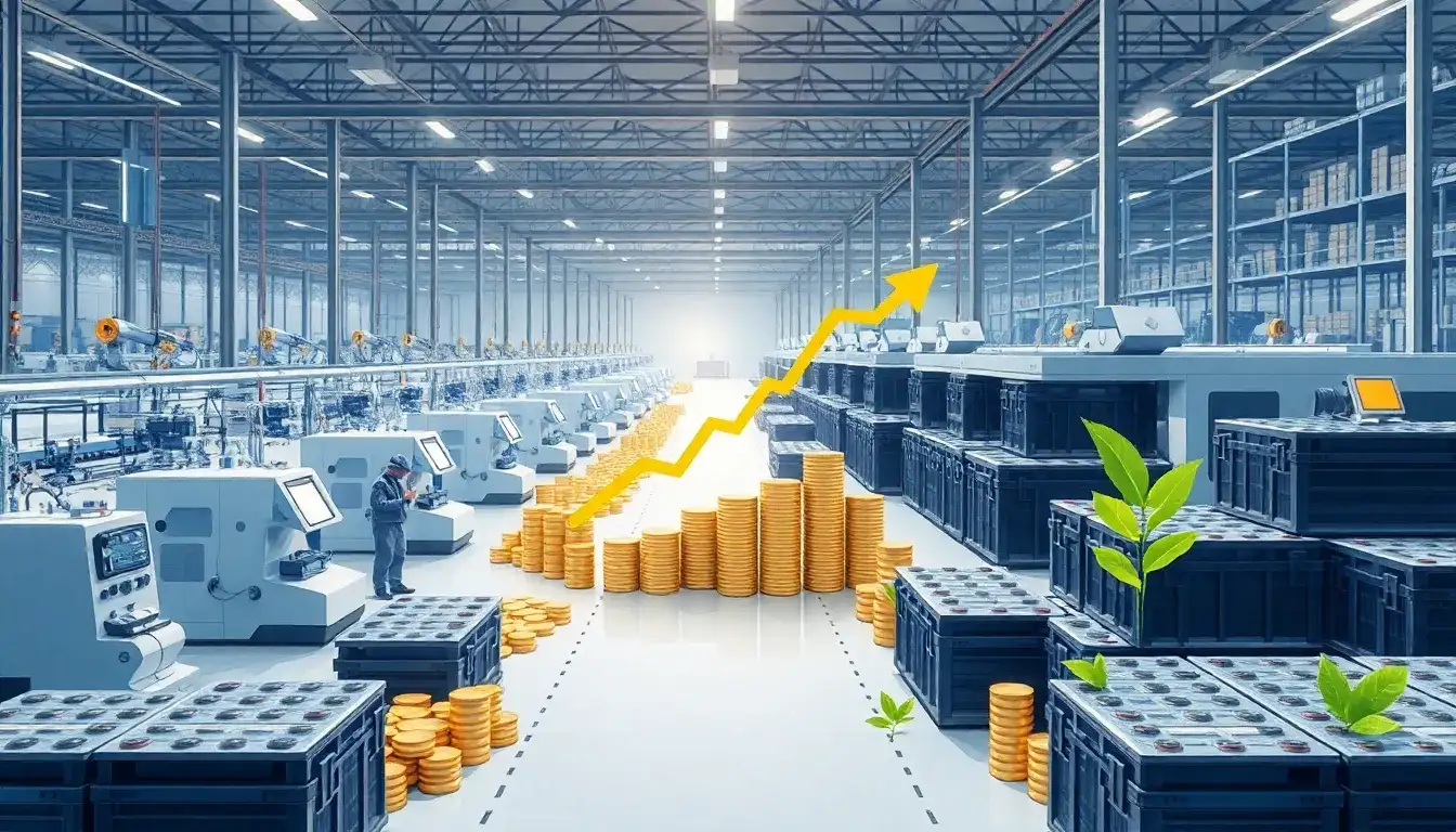 How do economies of scale impact lithium-ion battery costs