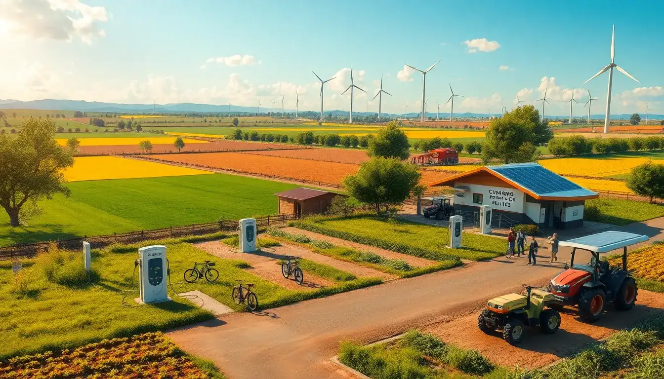How can rural areas overcome the lack of charging infrastructure