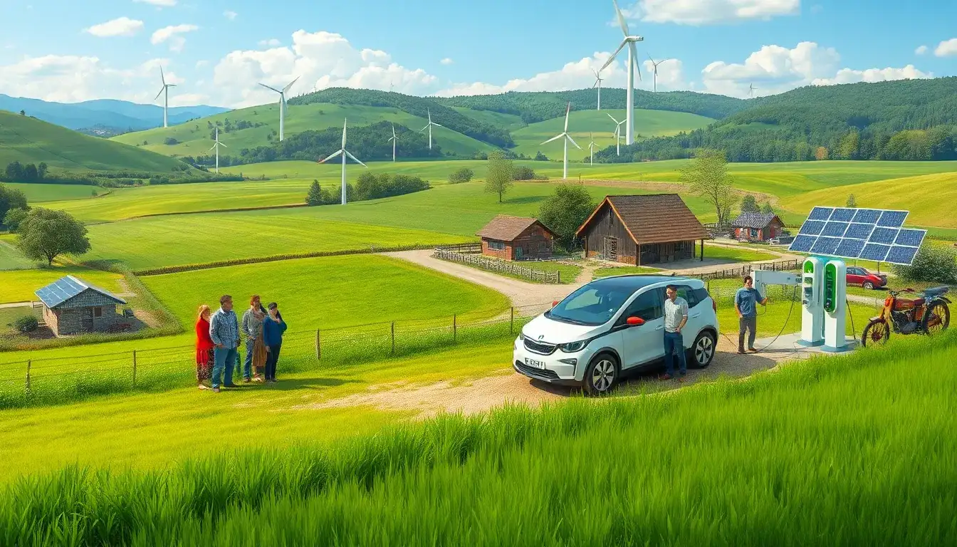 Are there any successful case studies of rural EV adoption