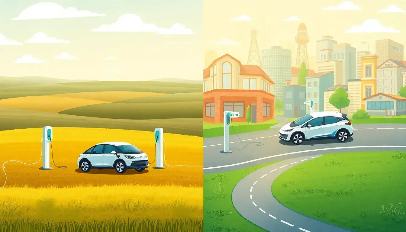What are the main challenges rural EV owners face compared to their urban counterparts