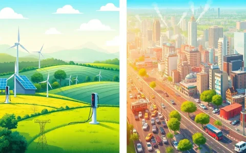 Why do rural chargers use energy more efficiently than urban chargers