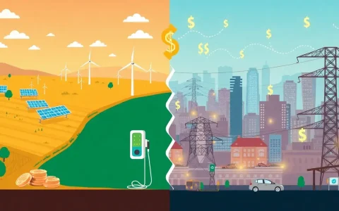 How does the cost of electricity in rural areas compare to urban areas for EV charging