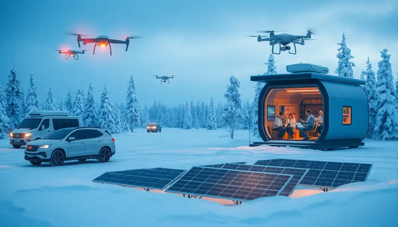 What technologies are available to mitigate the range reduction in cold climates