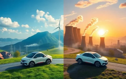 How do regional grid emission factors influence the overall environmental impact of EVs